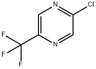 2-氯-5-三氟甲基吡嗪 结构式
