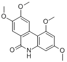 6(5H)-PHENANTHRIDINONE, 1,3,8,9-TETRAMETHOXY- Structure