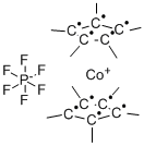 二(五甲基环戊二烯基)六氟磷酸钴(III) 结构式