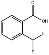 2-(ジフルオロメチル)安息香酸 化学構造式