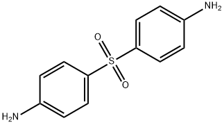 ビス(4-アミノフェニル) スルホン 化学構造式