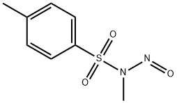N-メチル-N-ニトロソ-p-トルエンスルホンアミド 化学構造式