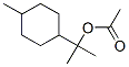 酢酸1-メチル-1-(4-メチルシクロヘキシル)エチル 化学構造式
