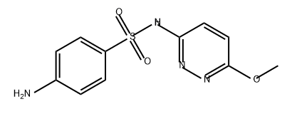 スルファメトキシピリダジン 化学構造式