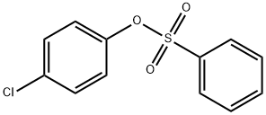 ベンゼンスルホン酸p-クロロフェニル 化学構造式