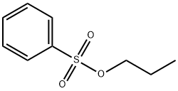 ベンゼンスルホン酸プロピル 化学構造式