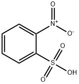 2-ニトロベンゼンスルホン酸水和物 化学構造式