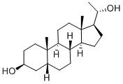 5B-PREGNANE-3B-20A-DIOL 结构式
