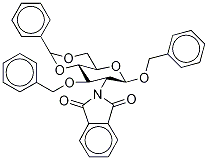 Benzyl 2-Deoxy-2-phthalimido-4,6-O-benzylidene-3-O-benzyl--D-glucopyranoside Struktur