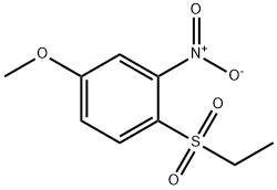 4-(ethylsulphonyl)-3-nitroanisole Struktur