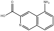5-氨基异喹啉-3-甲酸 结构式