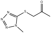 1-((1-Methyl-1H-tetrazol-5-yl)thio)-2-propanone Struktur