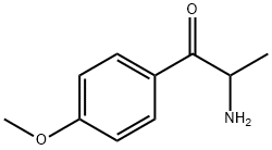1-Propanone,  2-amino-1-(4-methoxyphenyl)- 结构式