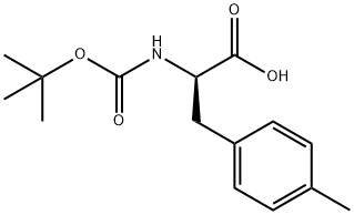 BOC-D-4-甲基苯丙氨酸 结构式