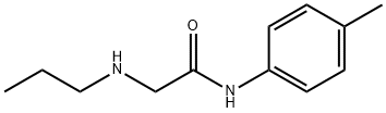 p-Acetotoluidide, 2-(propylamino)- (8CI) Structure