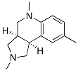 1H-Pyrrolo[3,4-c]quinoline,2,3,3a,4,5,9b-hexahydro-2,5,8-trimethyl-,cis-(8CI) Structure