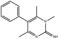 Pyrimidine, 1,2-dihydro-2-imino-1,4,6-trimethyl-5-phenyl- (8CI) Structure