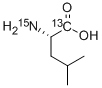 L-亮氨酸-1-13C,15N, 80134-83-4, 结构式