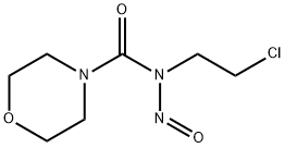 4-(N-(2-chloroethyl)-N-nitrosocarbamoyl)morpholine Struktur