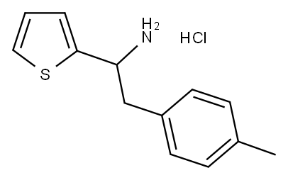 alpha-(p-Methylbenzyl)-2-thenylamine hydrochloride Structure