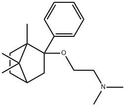 N,N-diMethyl-2-((1S,2R,4R)-1,7,7-triMethyl-2-phenylbicyclo[2.2.1]heptan-2-yloxy)ethanaMine Struktur