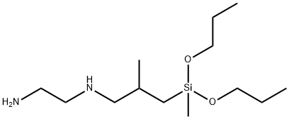 N-[2-methyl-3-(methyldipropoxysilyl)propyl]ethylenediamine Structure