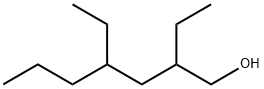 2,4-ジエチル-1-ヘプタノール 化学構造式