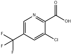 3-氯-5-三氟甲基吡啶-2-甲酸, 80194-68-9, 结构式
