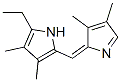 Pyrrole, 2-[(3,4-dimethyl-2H-pyrrol-2-ylidene)methyl]-5-ethyl-3,4-dimethyl- (8CI) Structure