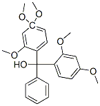 ビス(2,4-ジメトキシフェニル)(4-メトキシフェニル)メタノール 化学構造式