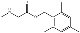 Sarcosine, 2,4,6-trimethylbenzyl ester (8CI) Structure