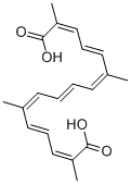 藏红花油, 8022-19-3, 结构式