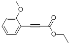 (2-METHOXY-PHENYL)-PROPYNOIC ACID ETHYL ESTER Structure