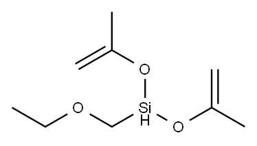 ethoxymethylbis[(1-methylvinyl)oxy]silane  Structure