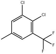 2,3-二氯-5-甲基三氟甲苯 结构式