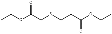 Ethyl 3-[(2-ethoxy-2-oxoethyl)sulfanyl]propanoate 结构式