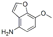 4-Benzofuranamine,  7-methoxy- Structure