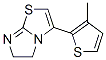 Imidazo[2,1-b]thiazole, 5,6-dihydro-3-(3-methyl-2-thienyl)- (8CI) Structure
