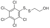 2-[(pentachlorophenyl)dithio]ethanol 结构式