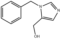 1-苄基-5-羟甲基-1H-咪唑 结构式