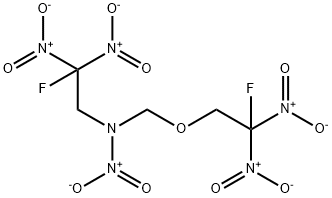 1,7-Difluoro-1,1,5,7,7-pentanitro-5-aza-3-oxaheptane 结构式