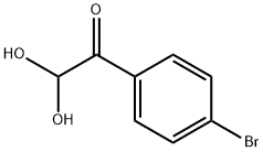 4-Bromophenylglyoxal hydrate Struktur