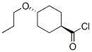 Cyclohexanecarbonyl chloride, 4-propoxy-, trans- (9CI) 结构式