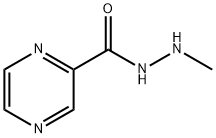 Pyrazinecarboxylic acid, 2-methylhydrazide (9CI) Struktur