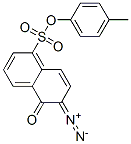 p-tolyl 6-diazo-5,6-dihydro-5-oxonaphthalene-1-sulphonate Struktur