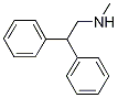 N-甲基-2,2-二苯基乙烷-1-胺 结构式