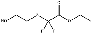 Acetic acid, difluoro[(2-hydroxyethyl)thio]-, ethyl ester (9CI)|