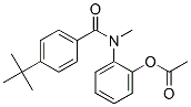 Benzamide, N-(2-(acetyloxy)phenyl)-4-(1,1-dimethylethyl)-N-methyl- Structure