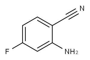 2-氨基-4-氟苯腈 结构式