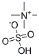 四甲基硫酸氢铵 结构式